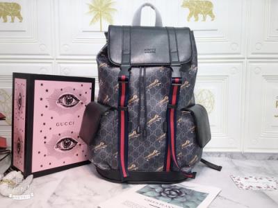 cheap quality Gucci bag 450958 black with tigger pattern